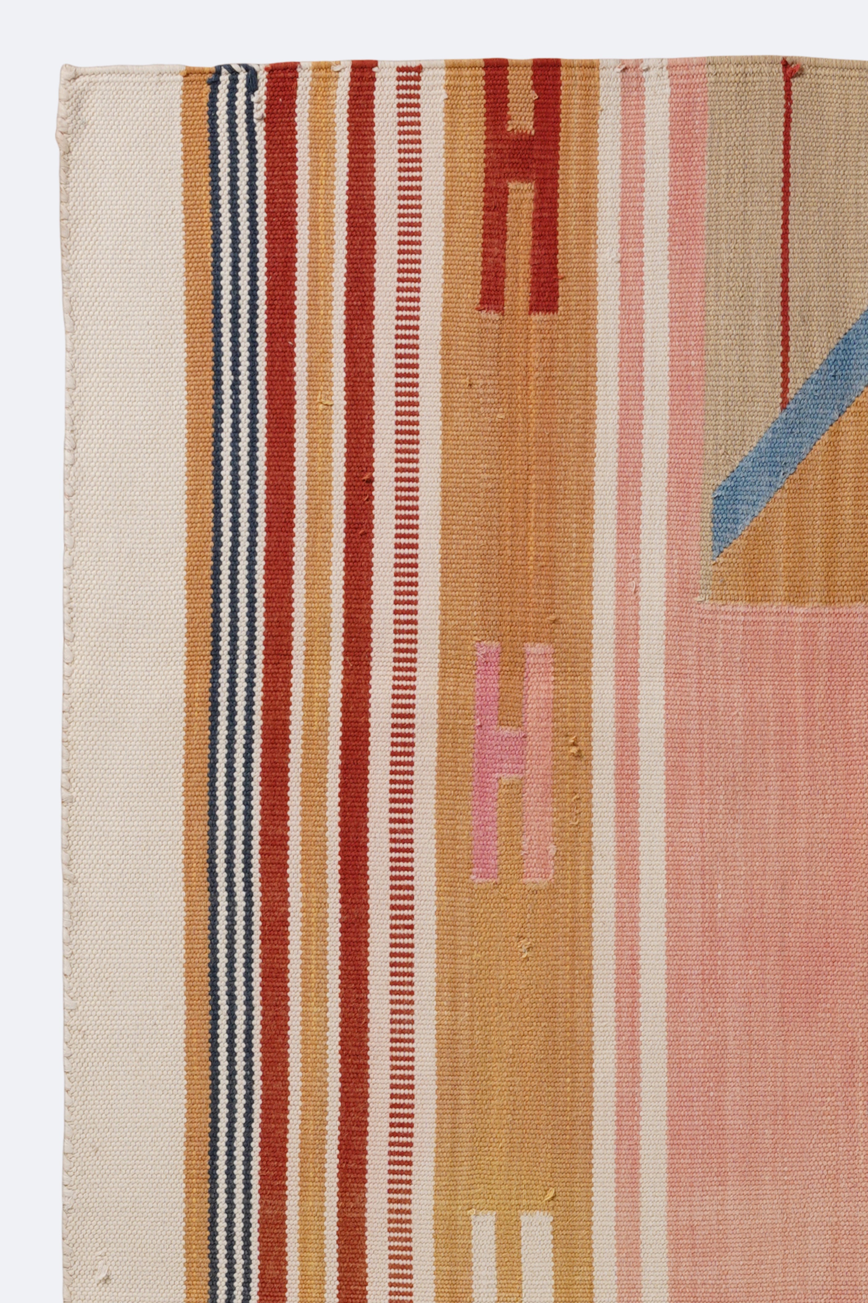 Golden Horizon Cotton Handwoven Muslim Prayer Rug