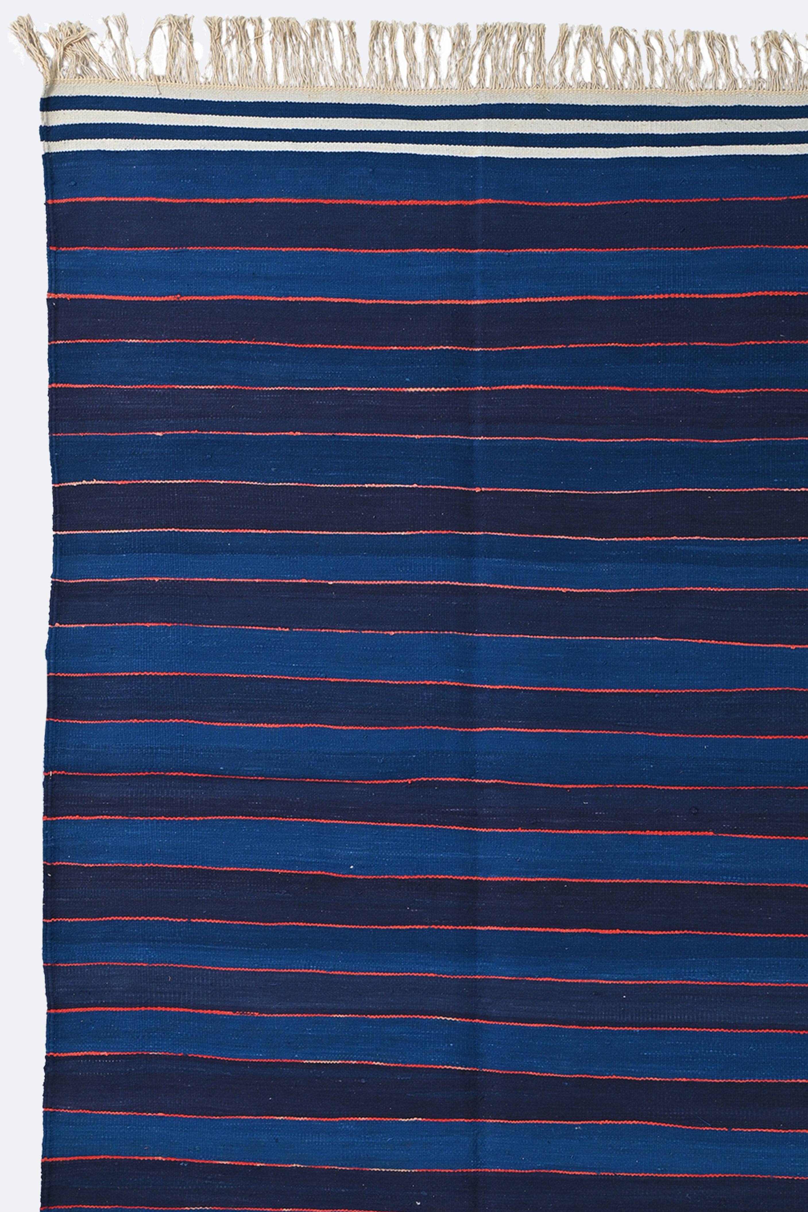 Classic Indigo Punjabi Dhurrie