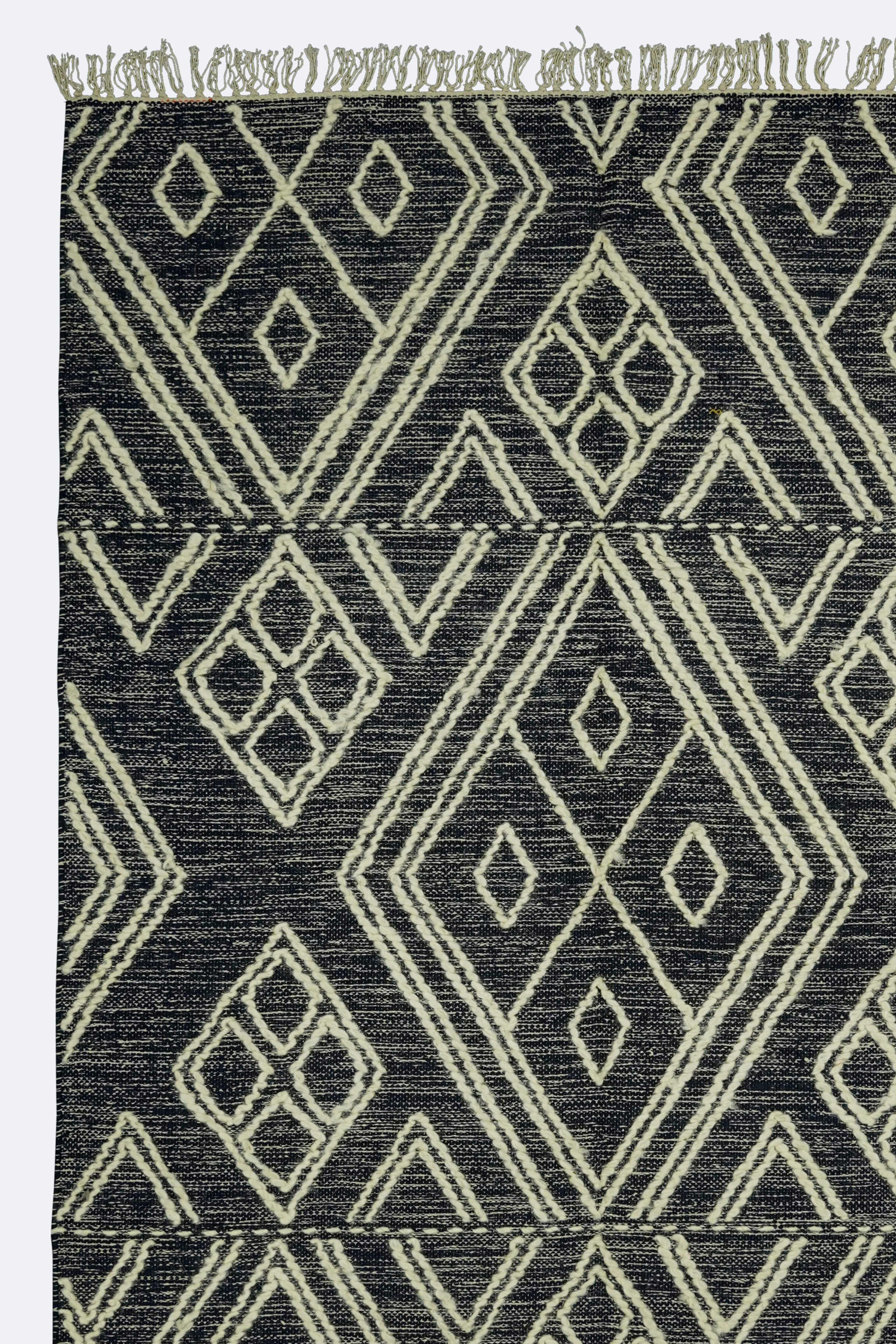 Midnight Diamond Moroccan Pile Rug