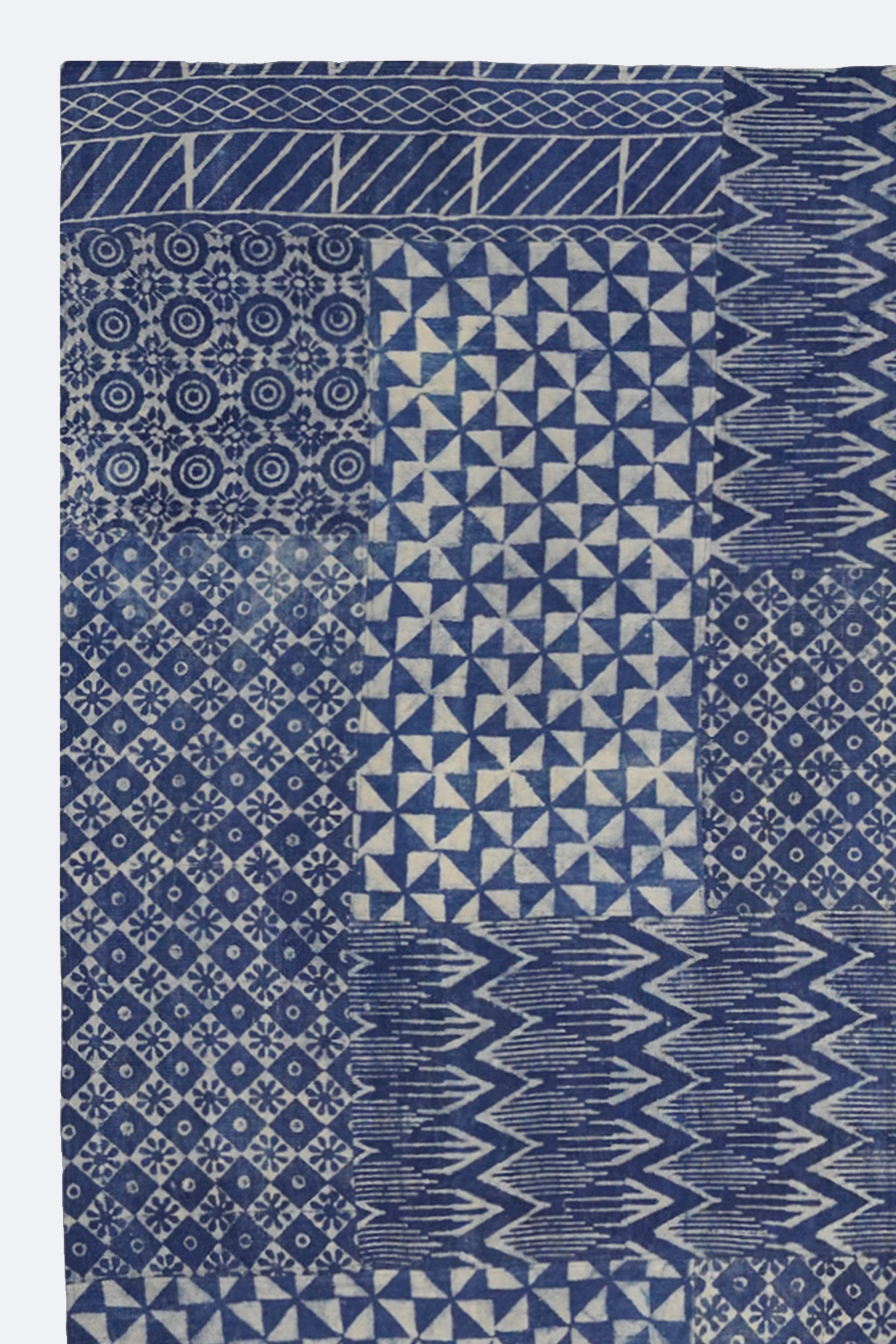 Midnight Tiles Patchwork Rug