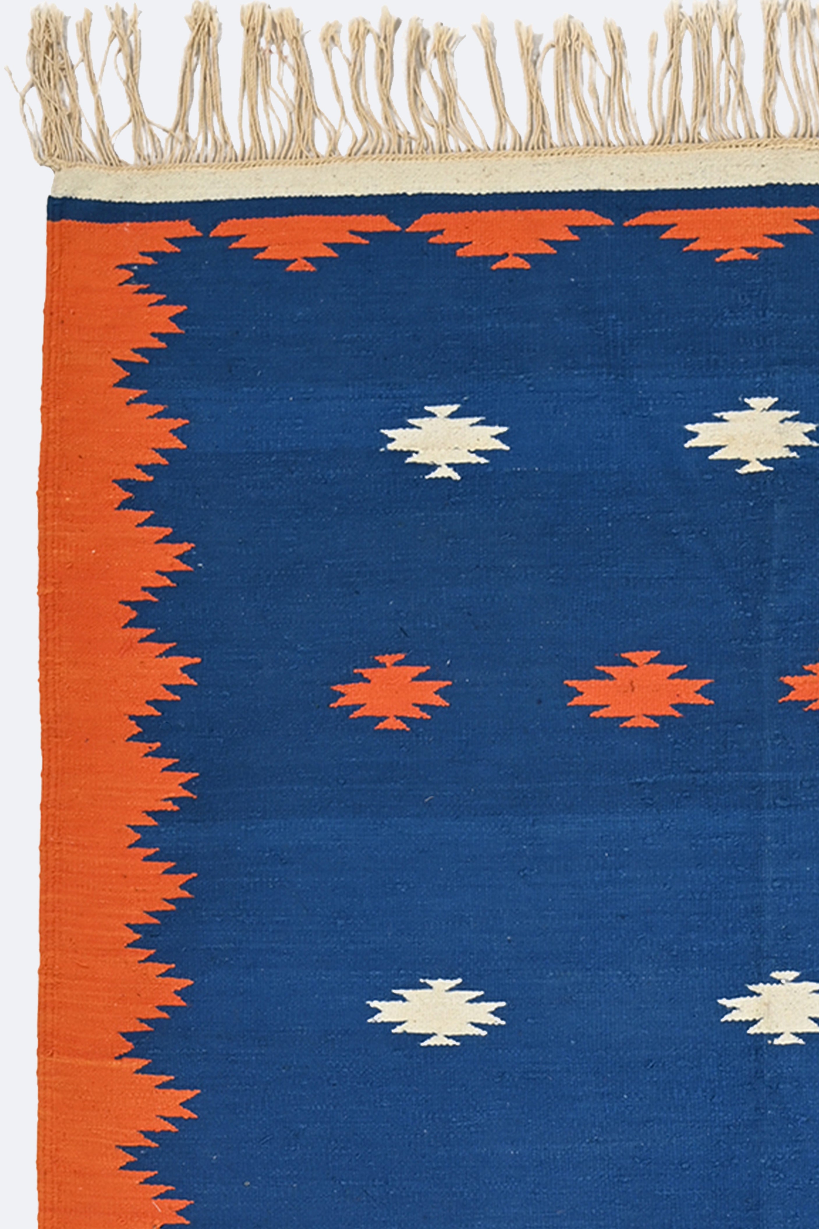 Indigo Ember Punjabi Dhurrie