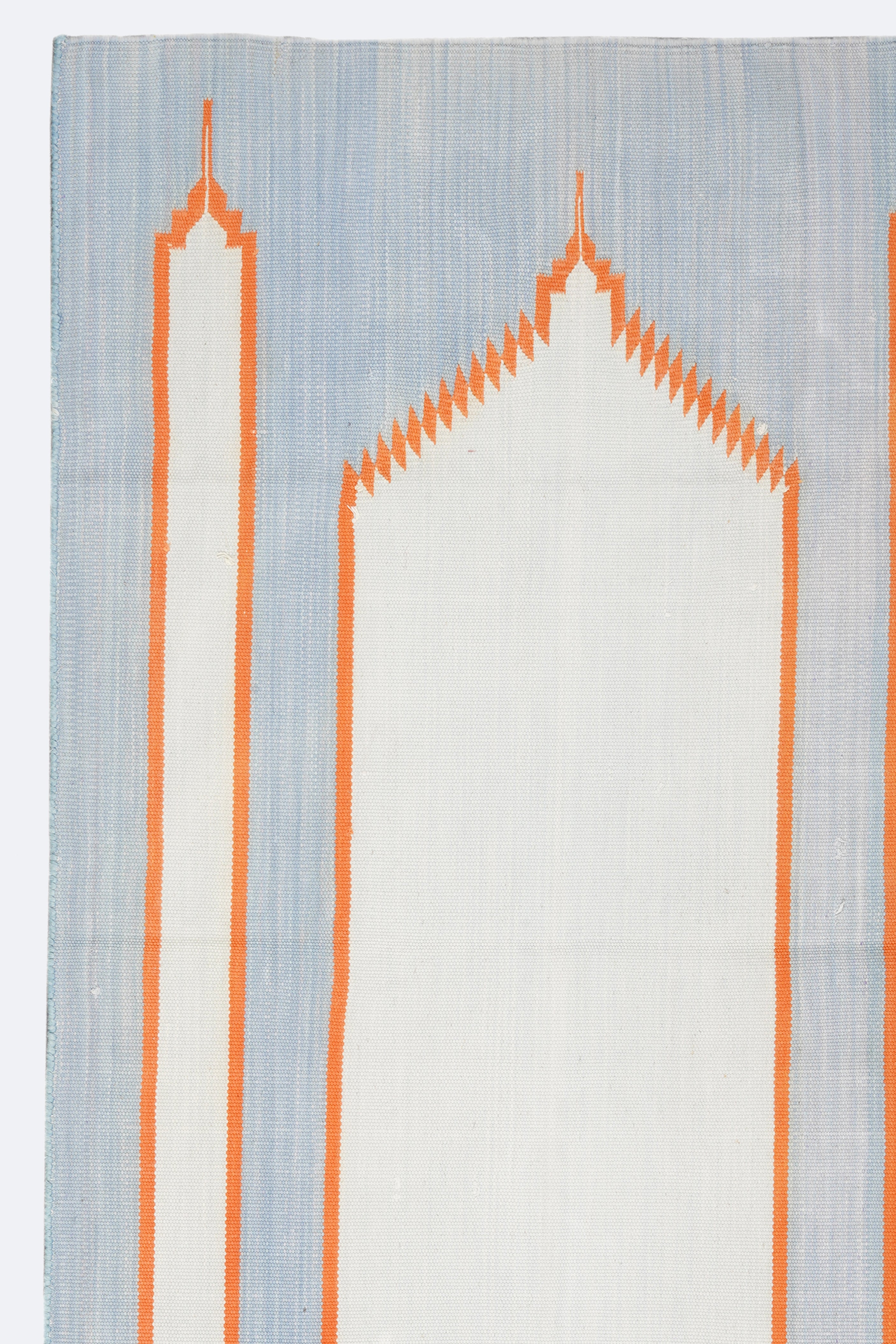 Amber Horizon Cotton Handwoven Muslim Prayer Rug