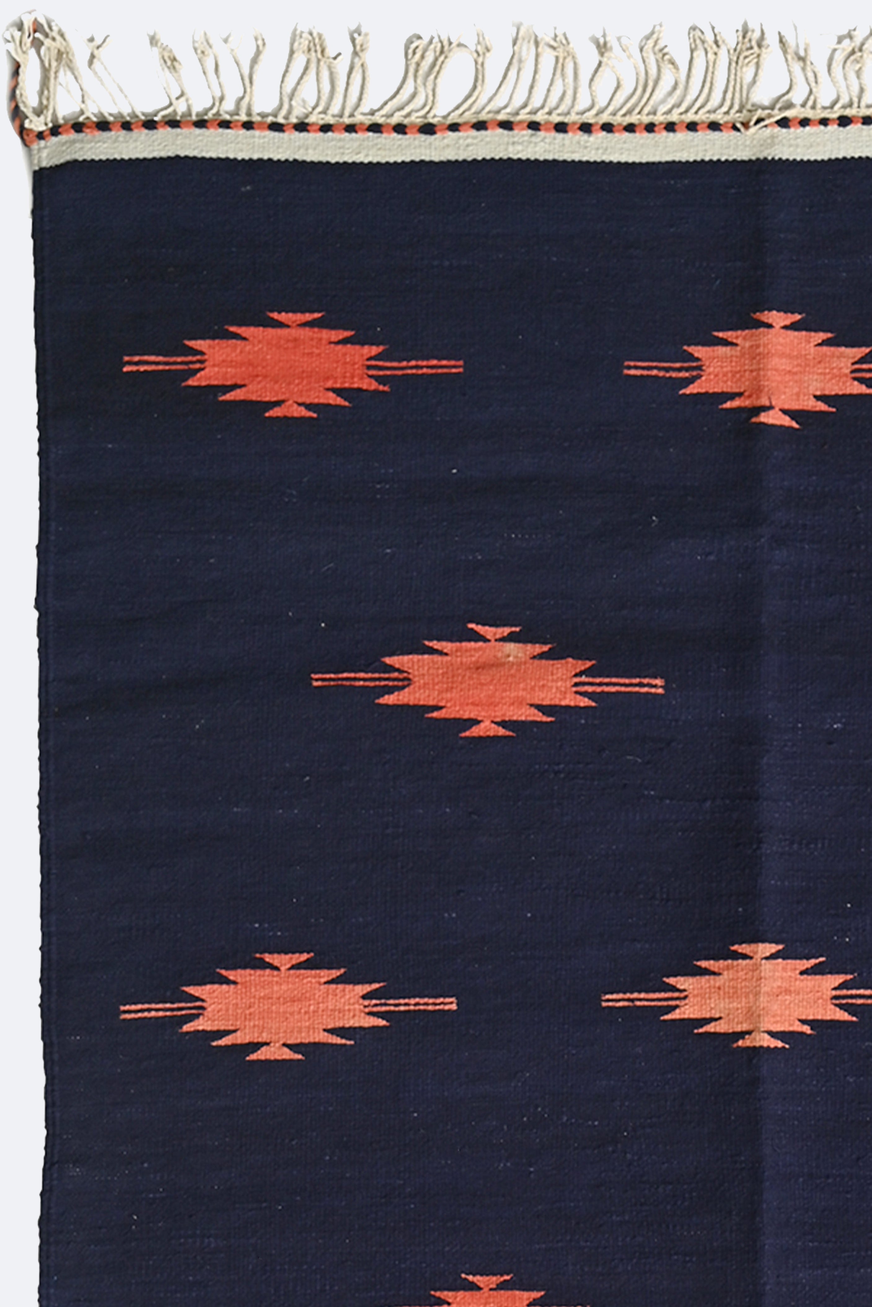 Navy Flame Punjabi Dhurrie