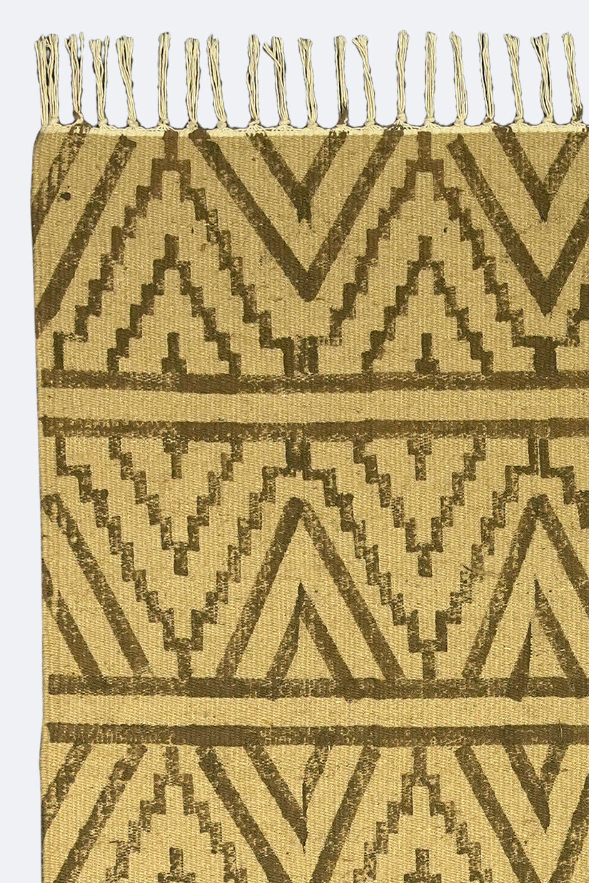 Nomad Chevron Printed Jute Rug