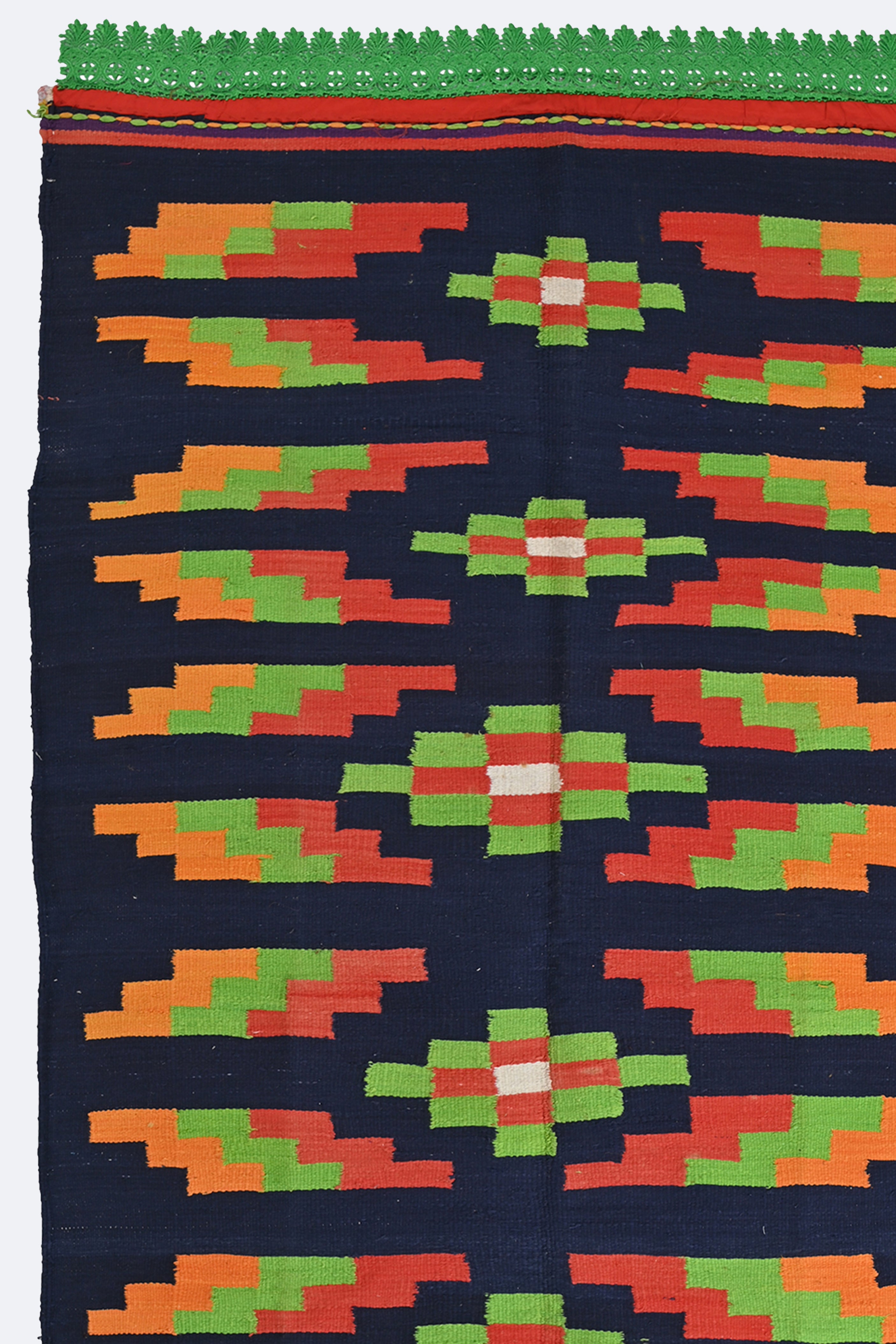 Vibrant Mosaic Punjabi Dhurrie