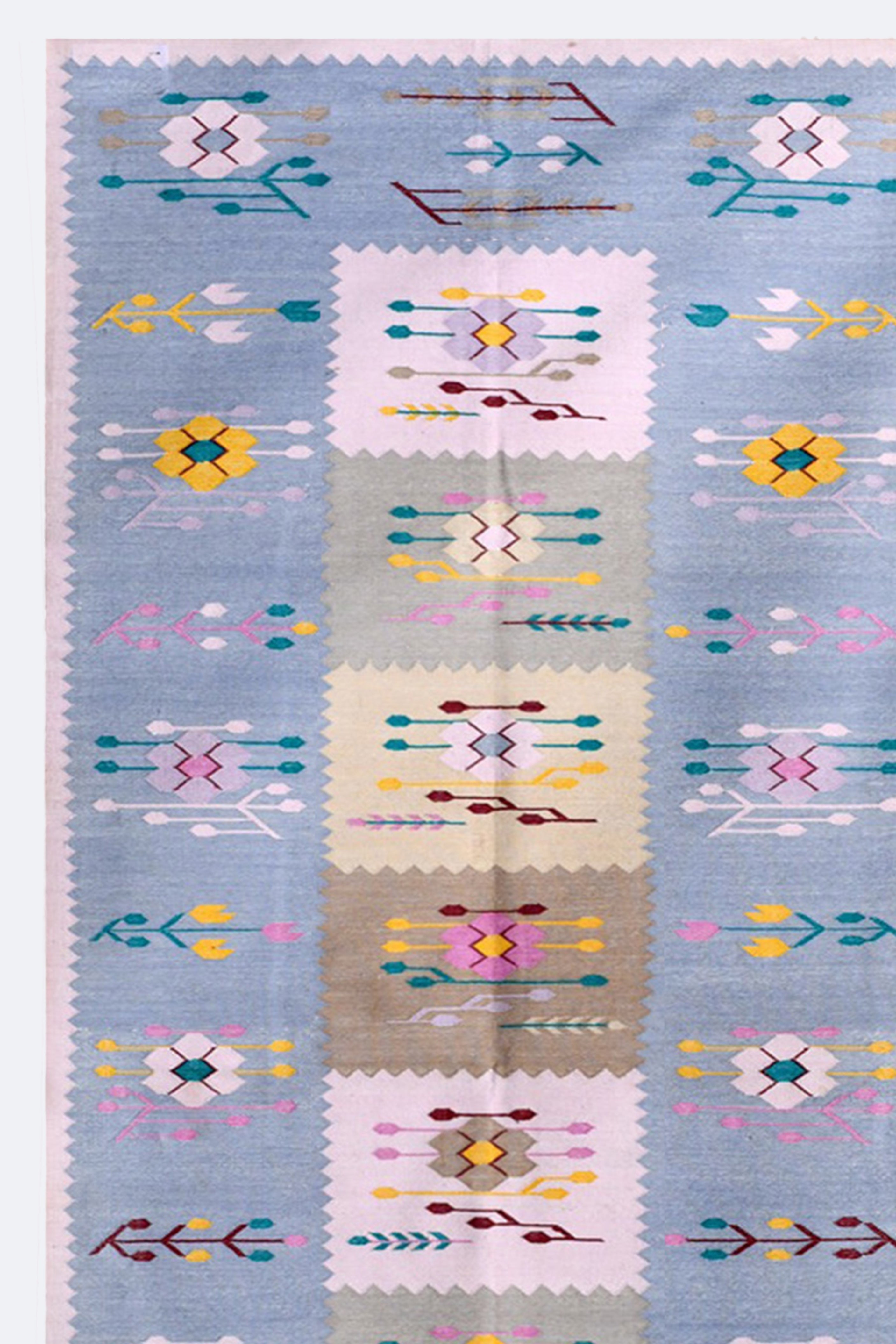 Pastel Harmony Handwoven Cotton Runner