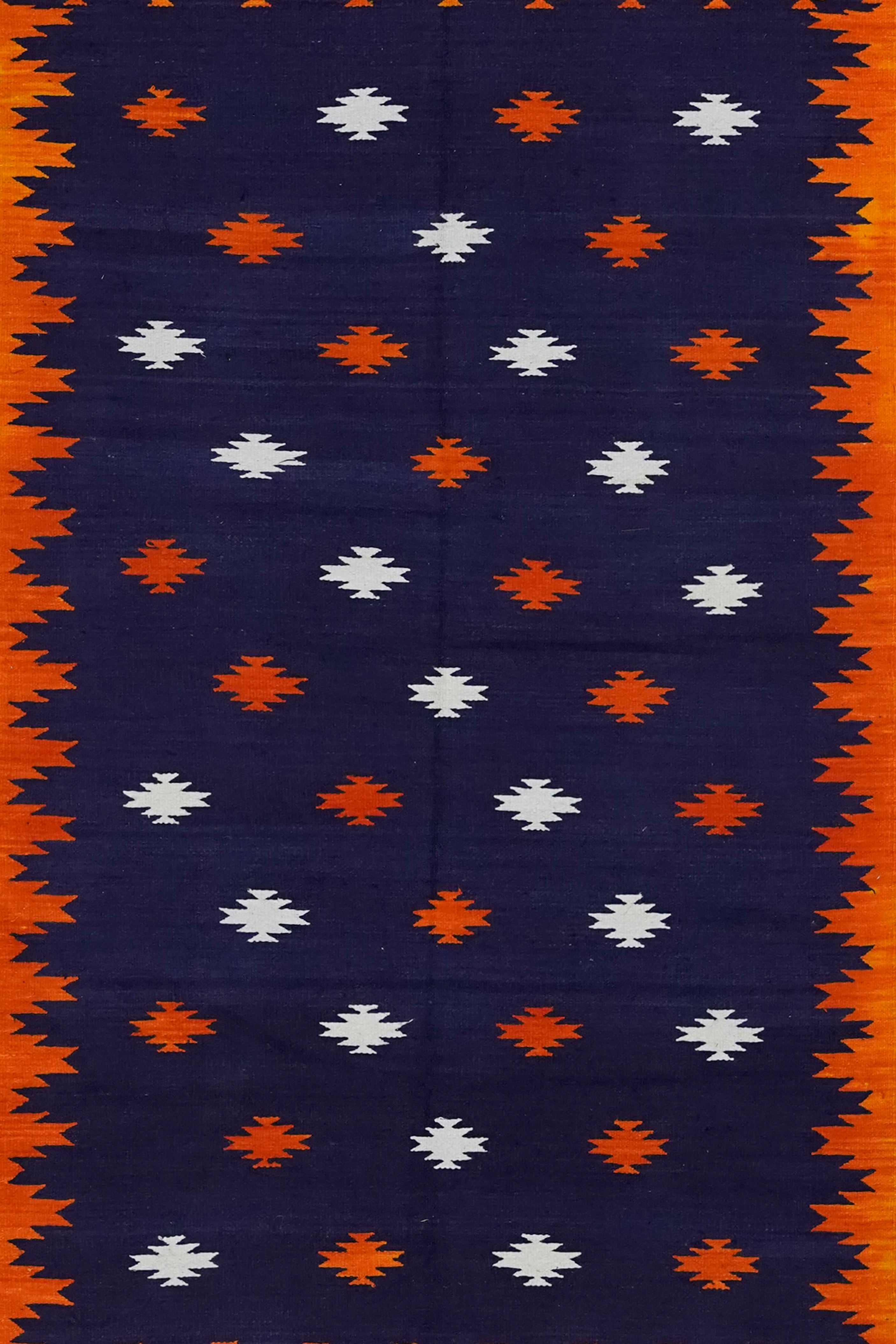 Bold Geometric Punjabi Dhurrie