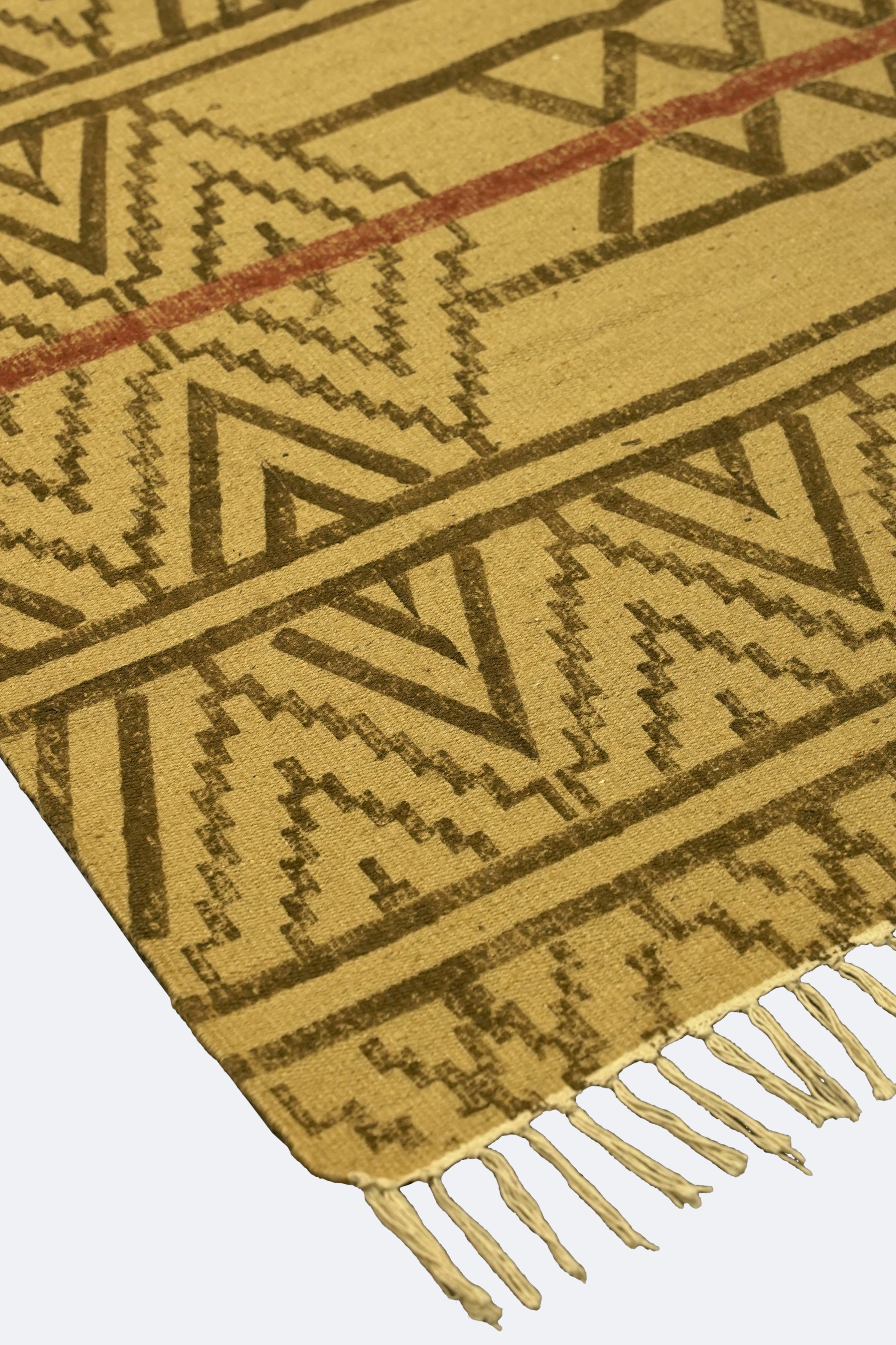 Nomad Chevron Printed Jute Rug