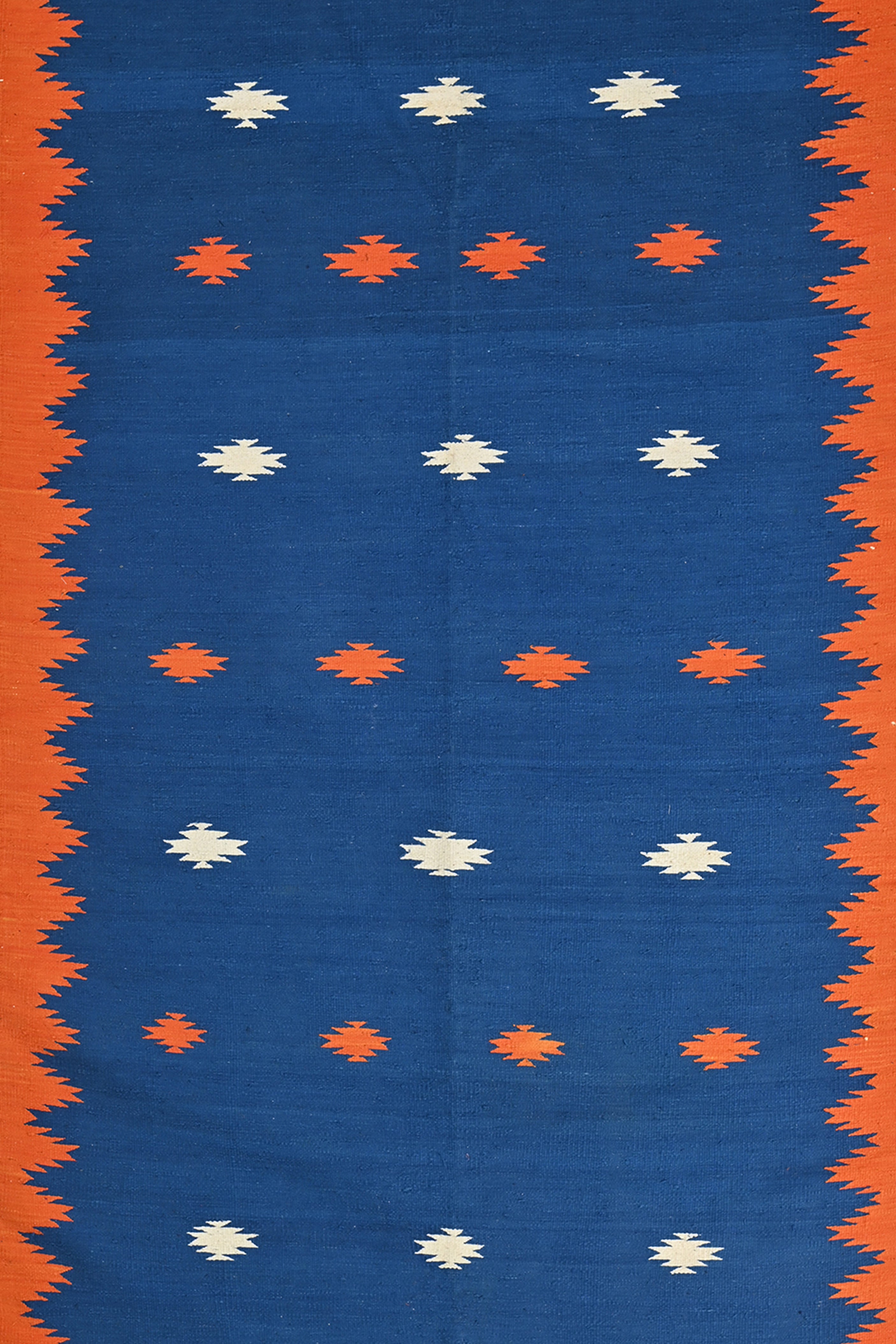 Indigo Ember Punjabi Dhurrie