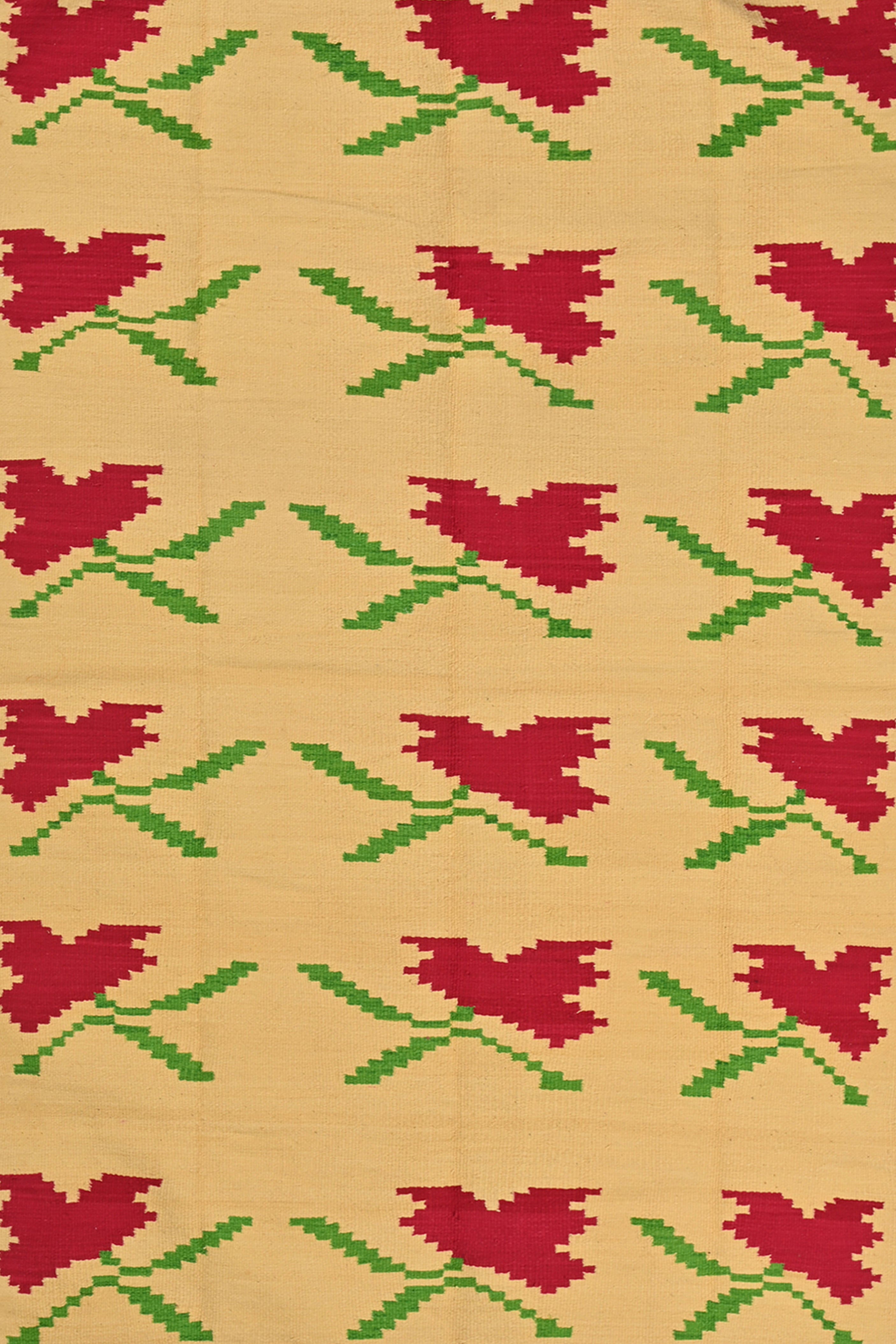 Tulip Charm Punjabi Dhurrie