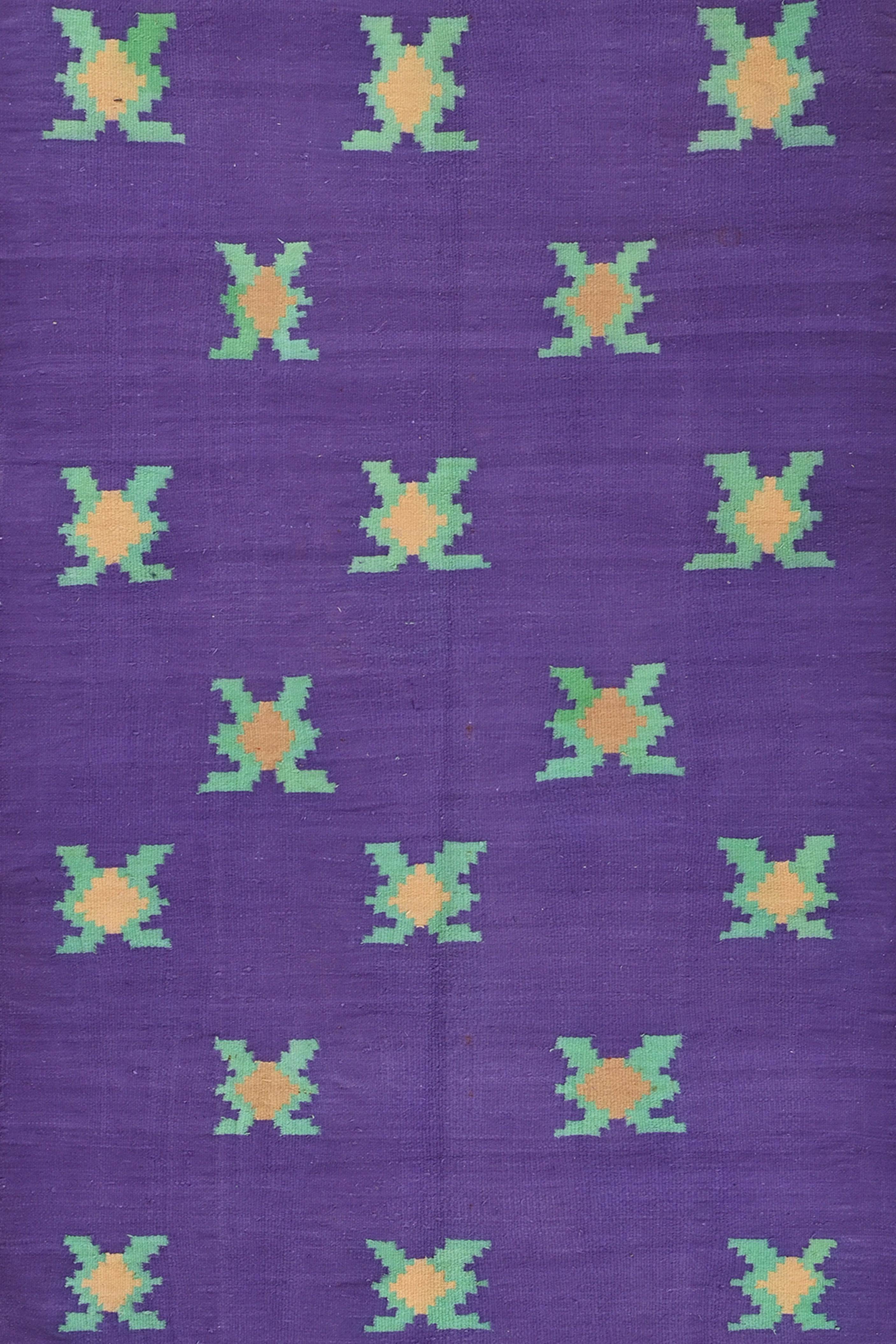 Lavender Blooms Punjabi Dhurrie