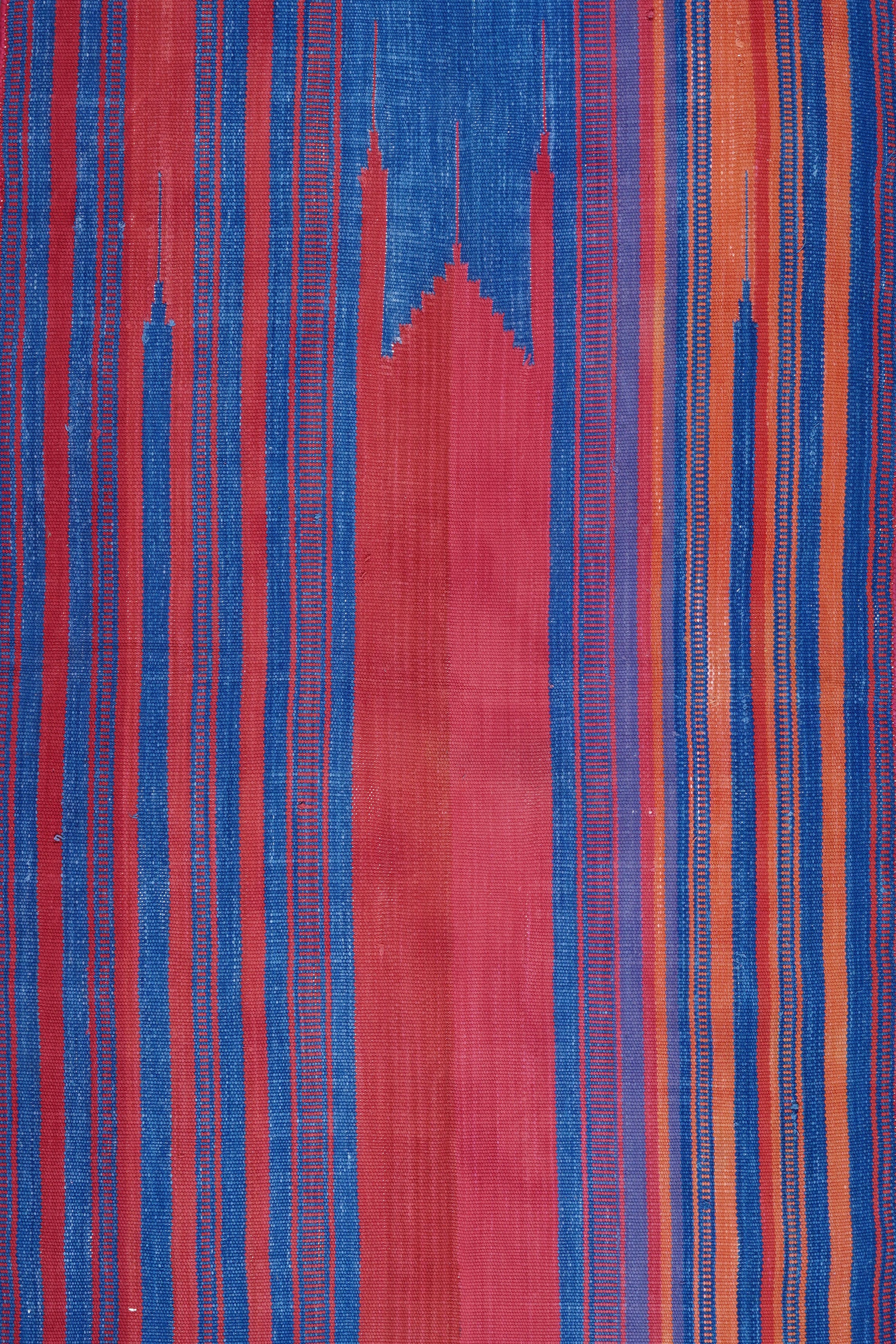 Crimson Dusk Cotton Handwoven Muslim Prayer Rug