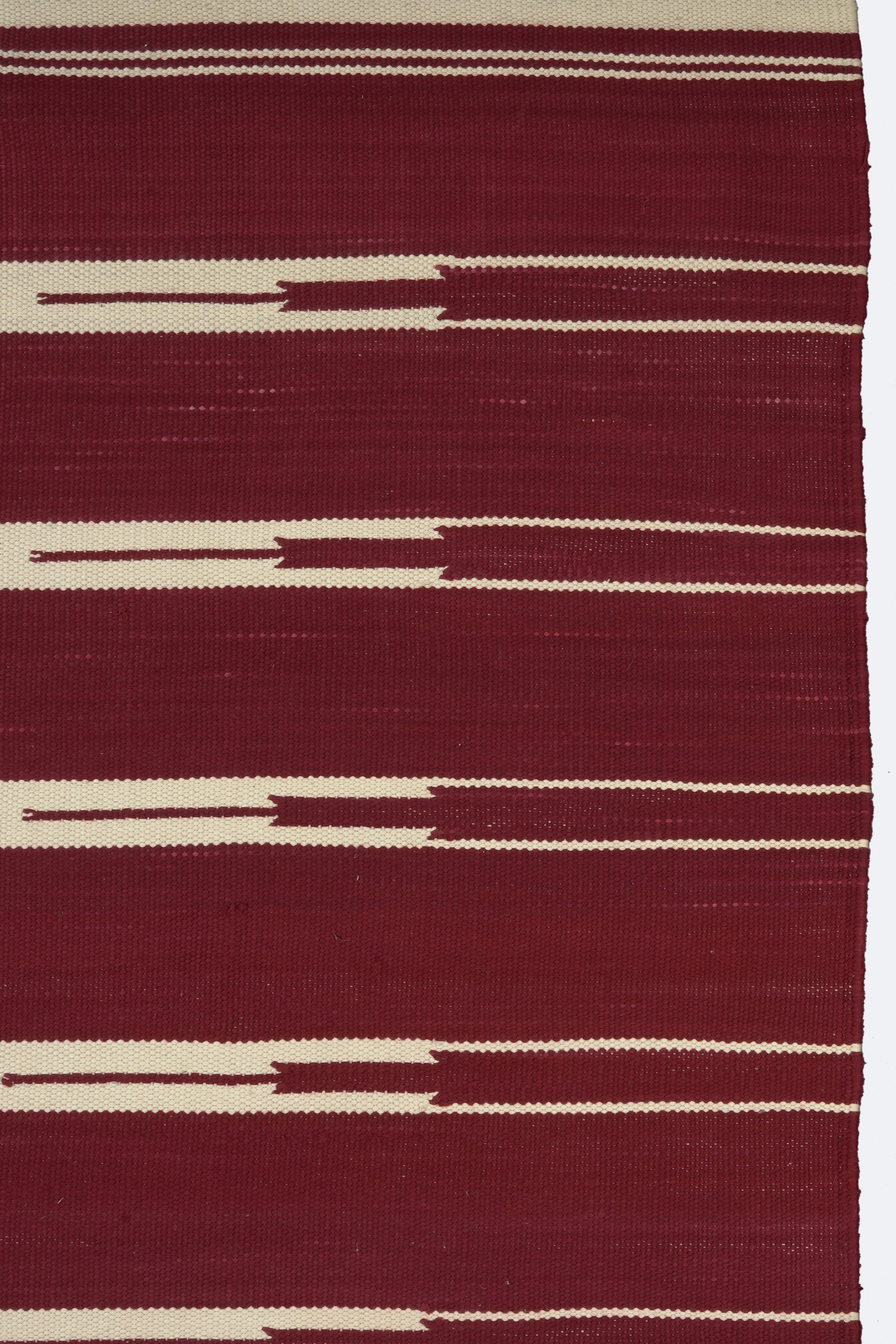 Classic Striped Handwoven Reversible Cotton Rug