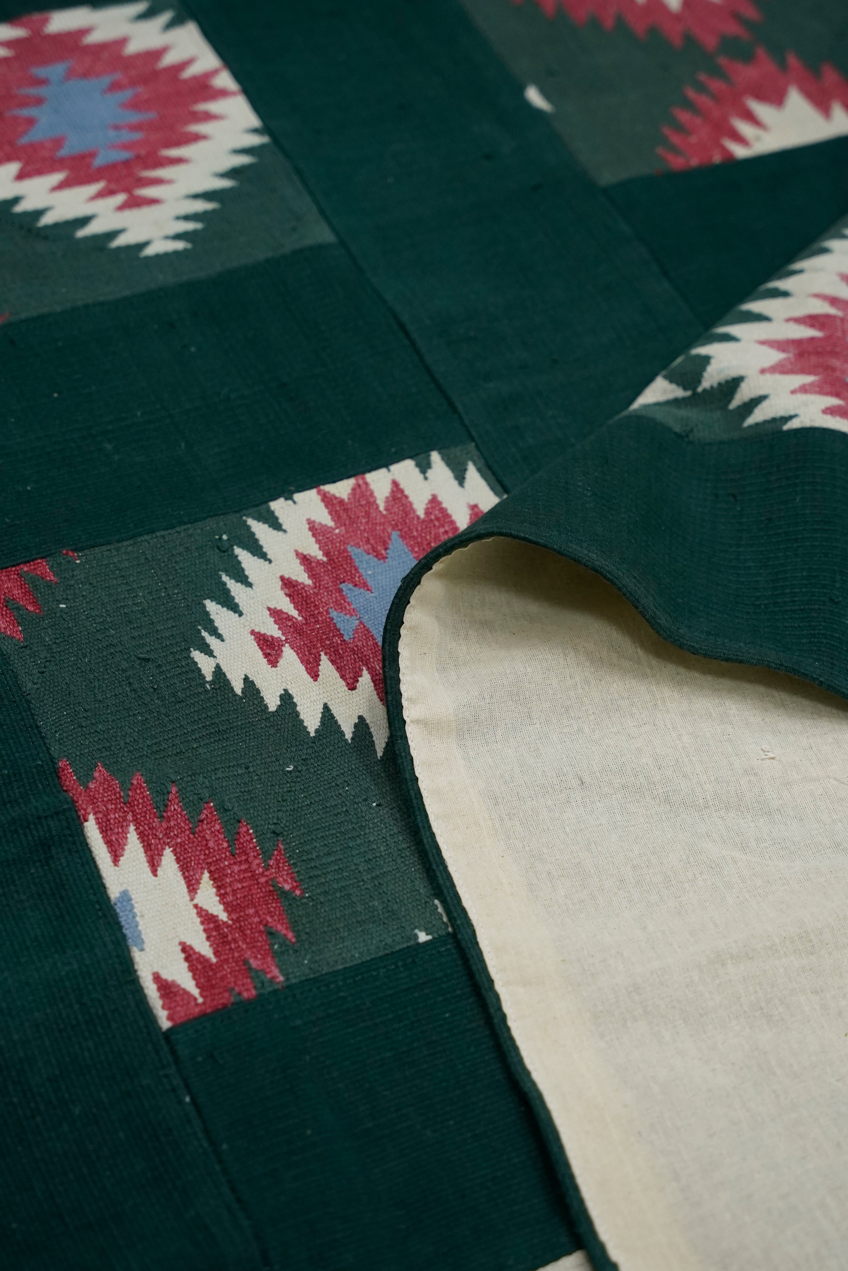 Tiled Geometric Patchwork Rug