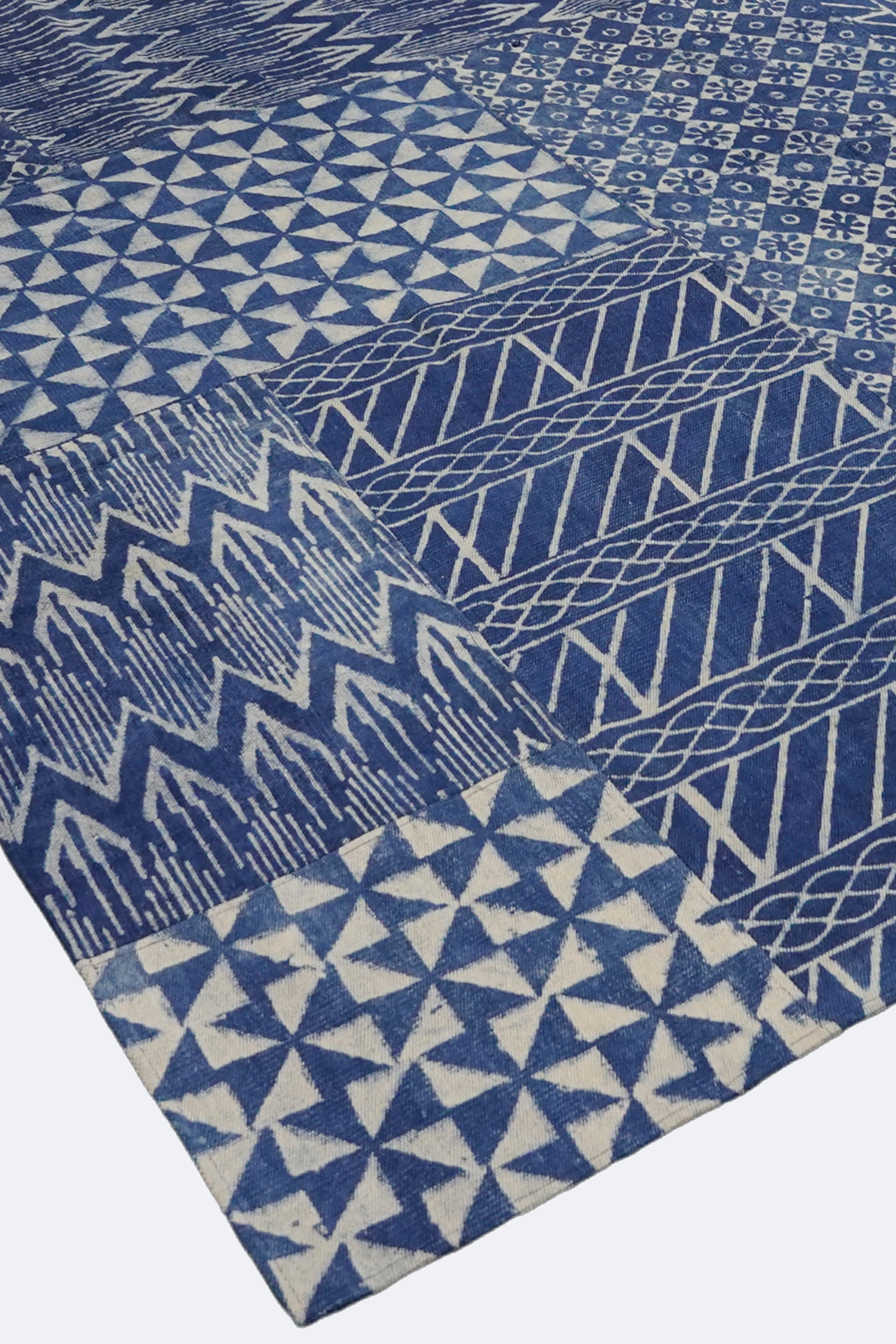 Midnight Tiles Patchwork Rug