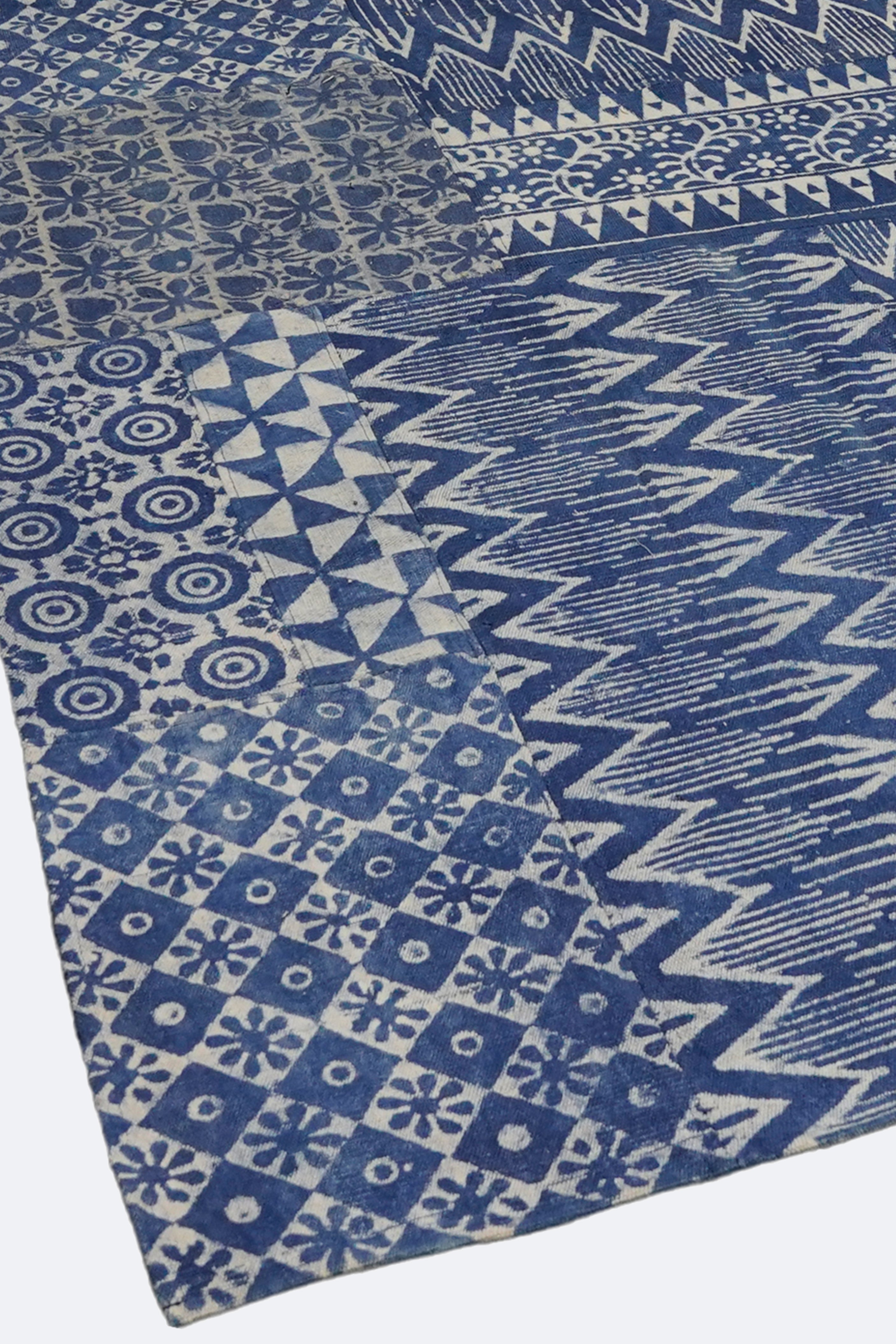 Abstract Mosaic Patchwork Rug