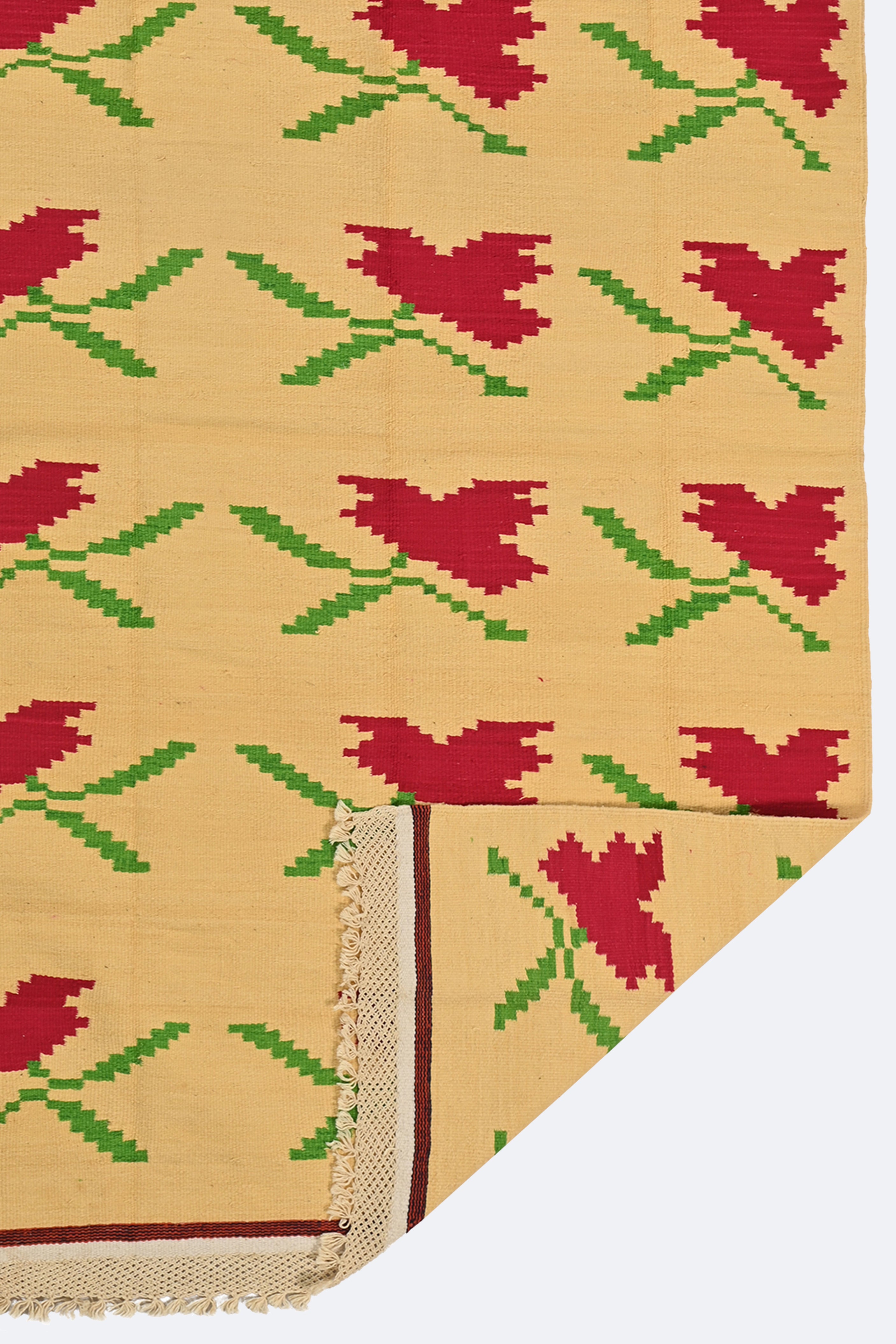 Tulip Charm Punjabi Dhurrie