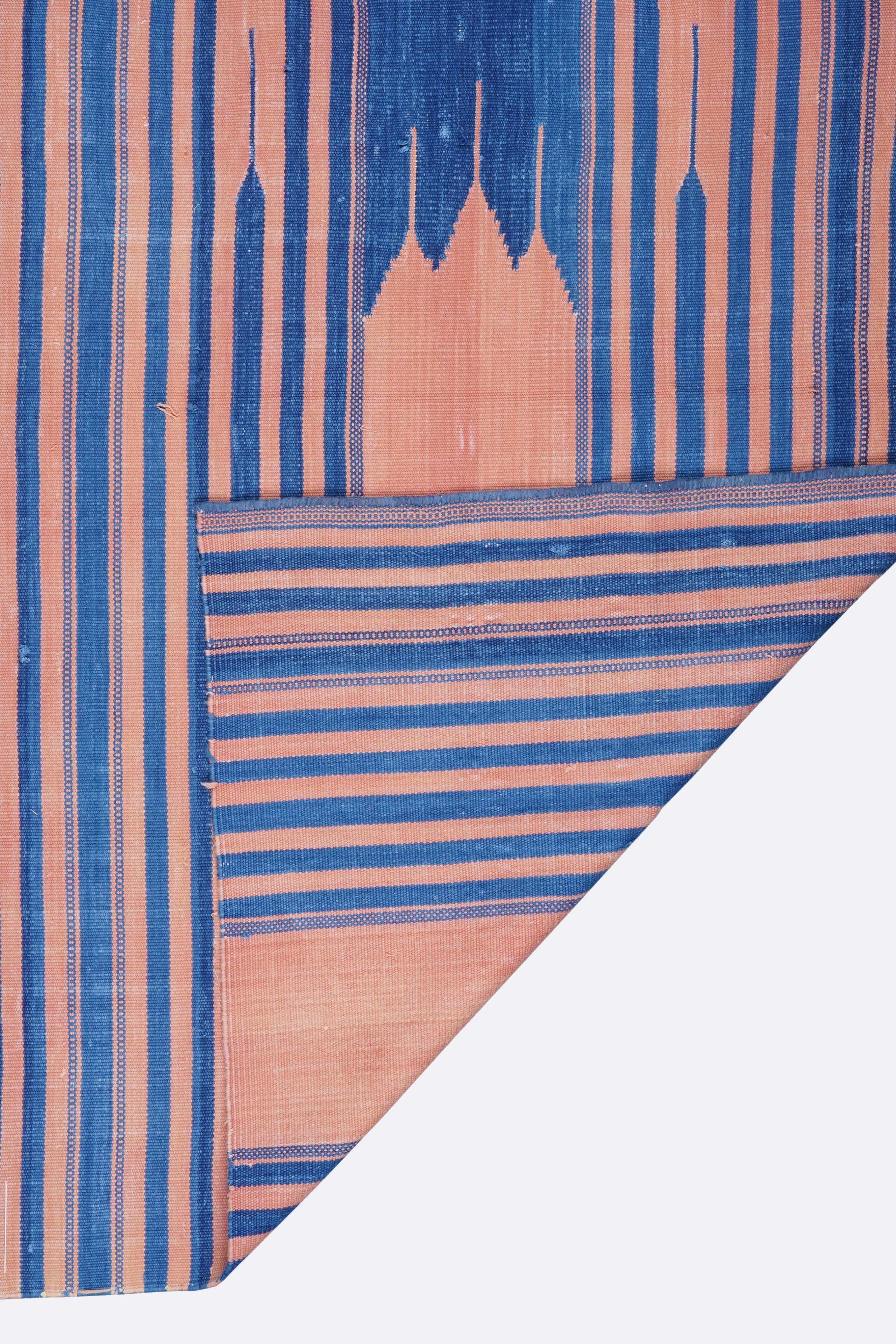 Coral Dawn Cotton Handwoven Muslim Prayer Rug