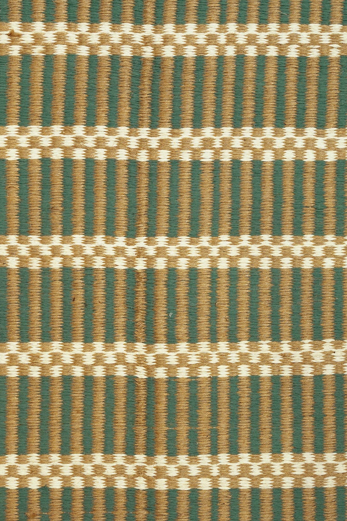 Sage Stripe Handwoven Jute Rug