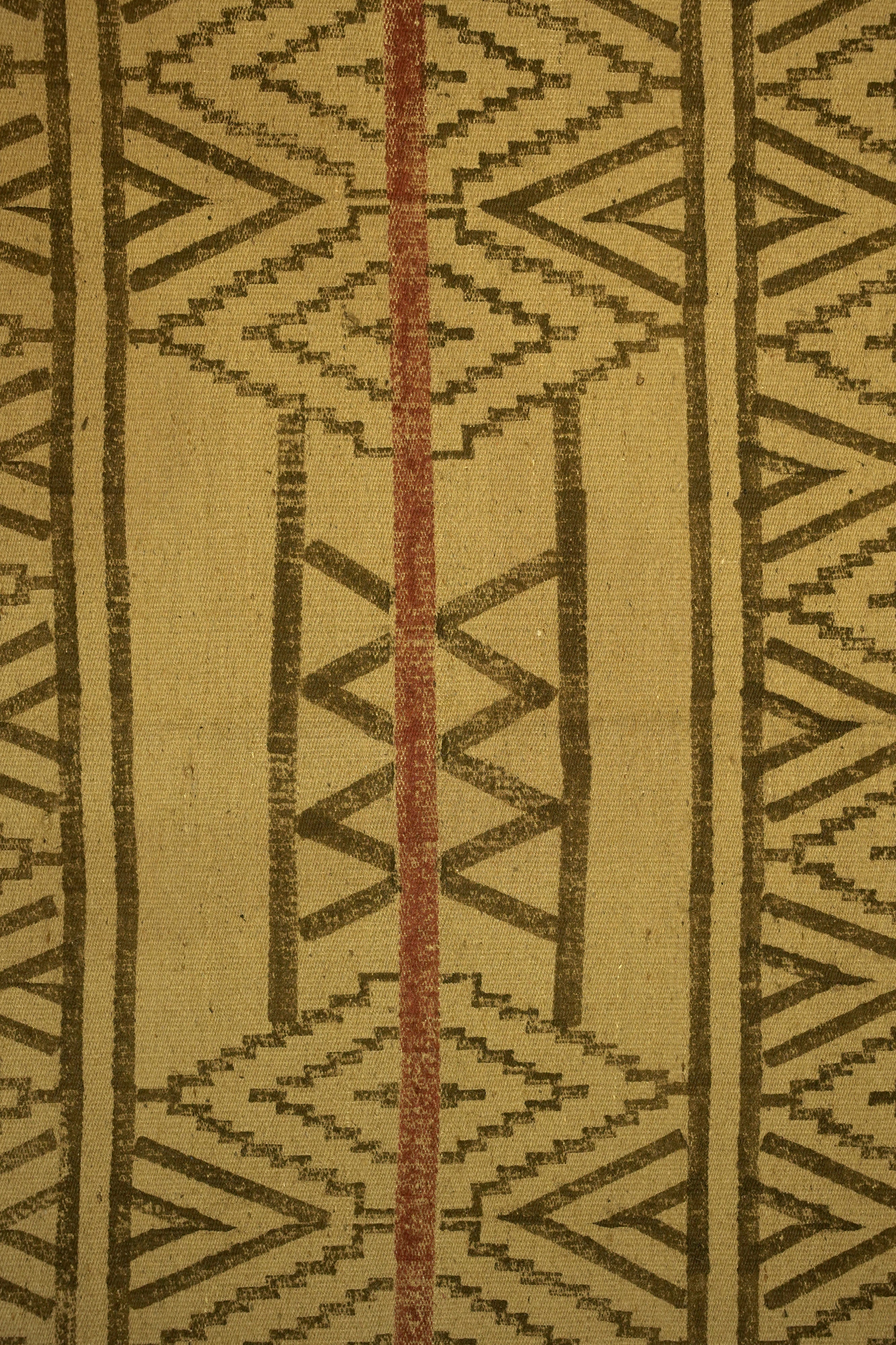 Nomad Chevron Printed Jute Rug