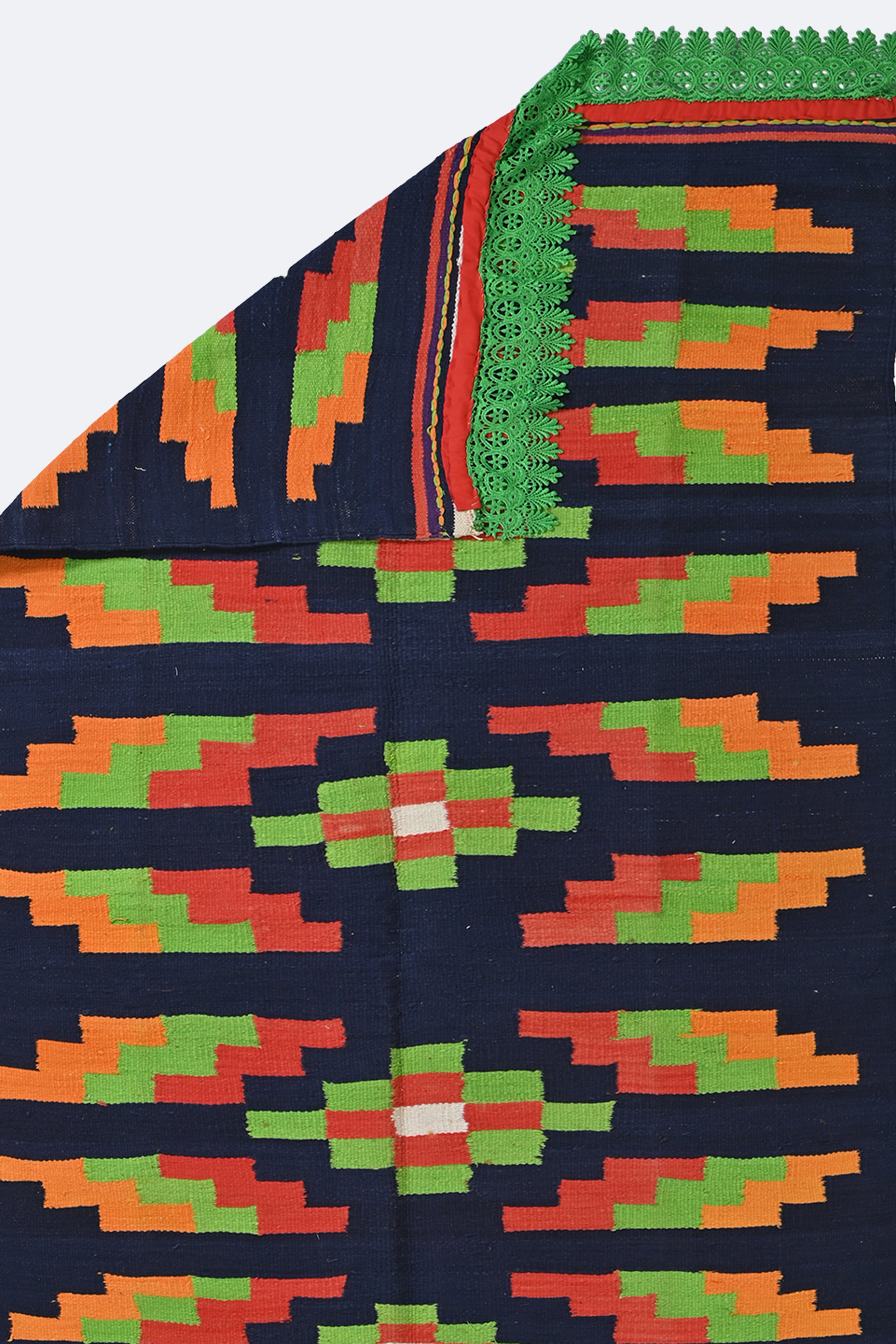 Vibrant Mosaic Punjabi Dhurrie