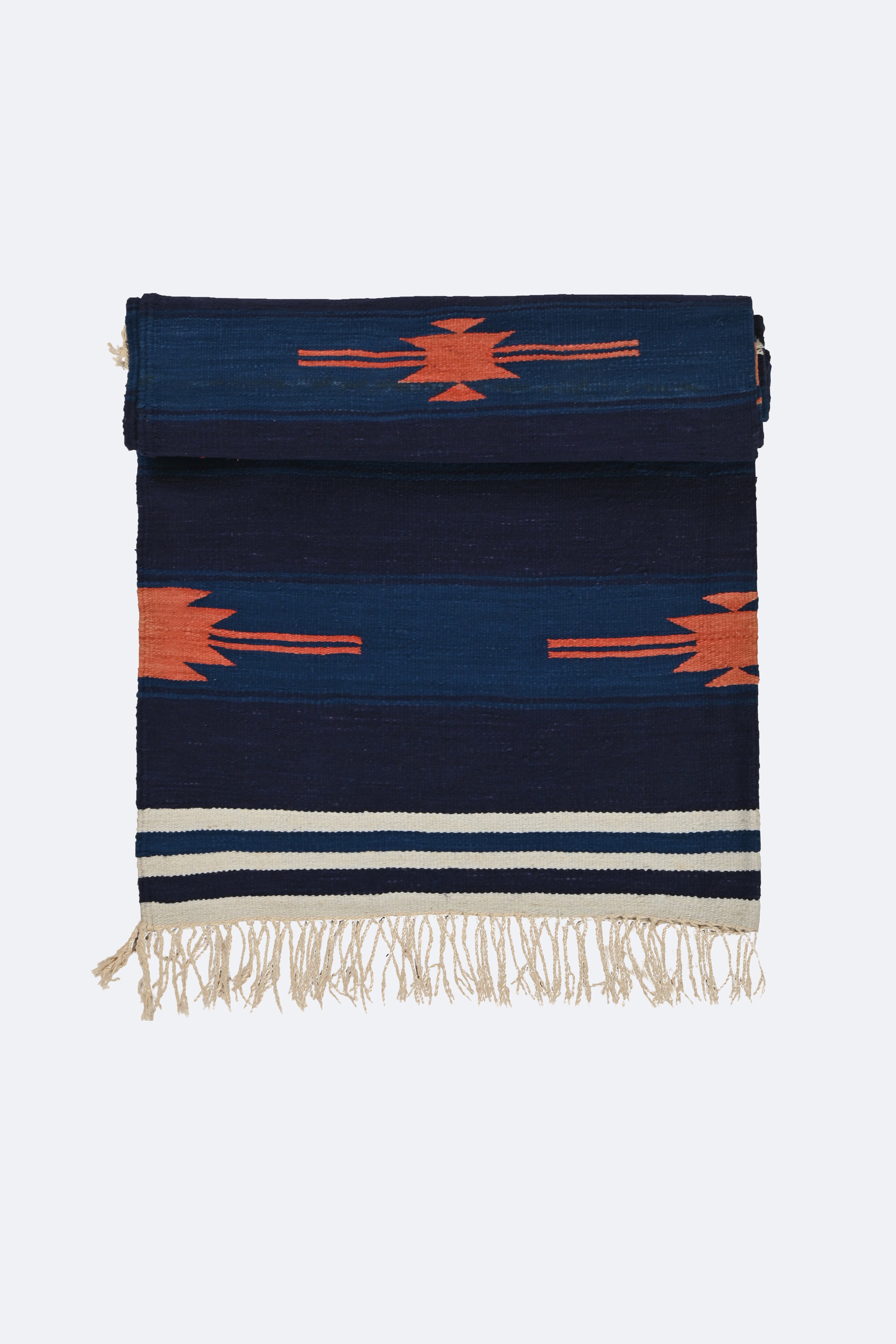 Midnight Stripe Punjabi Dhurrie