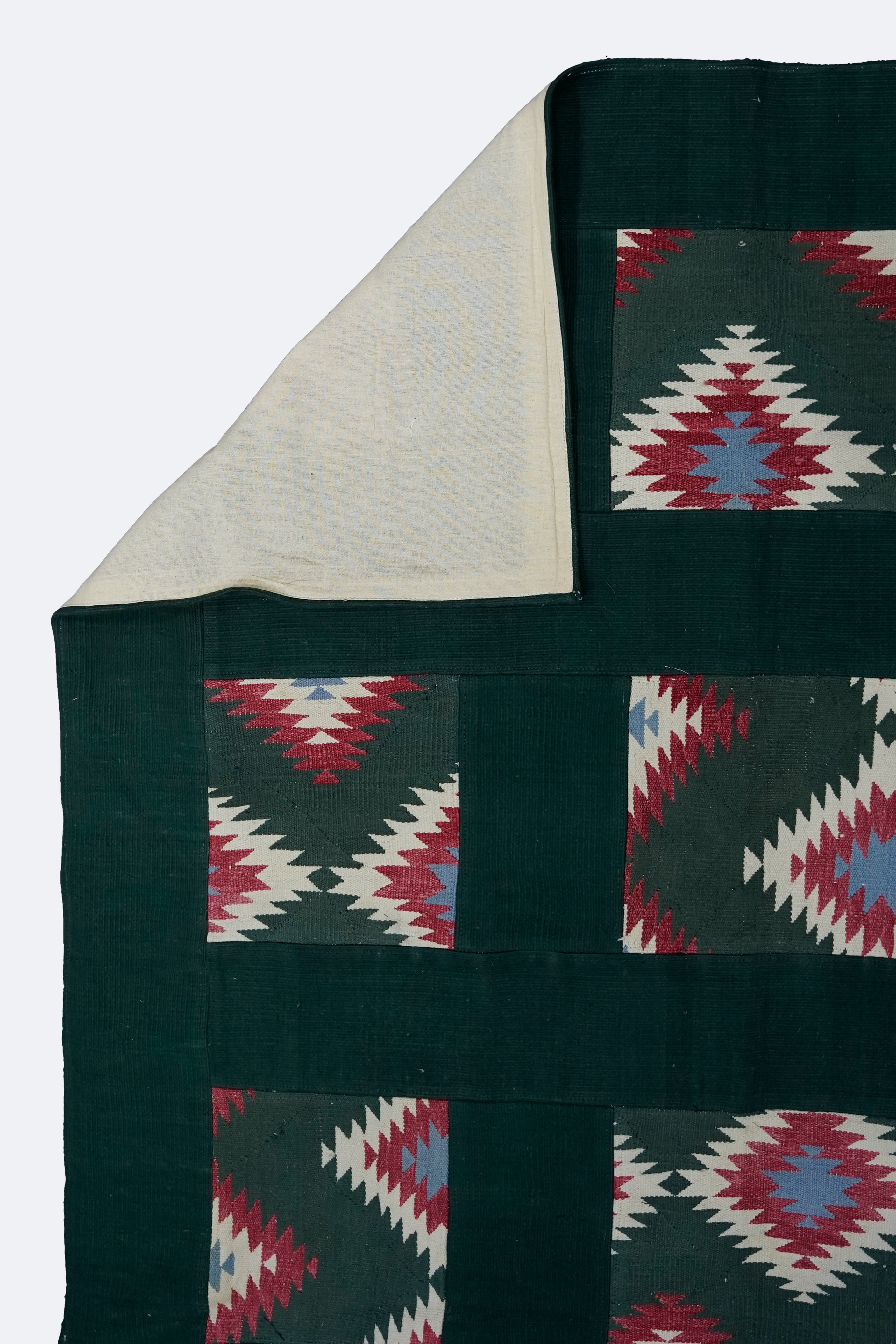 Tiled Geometric Patchwork Rug