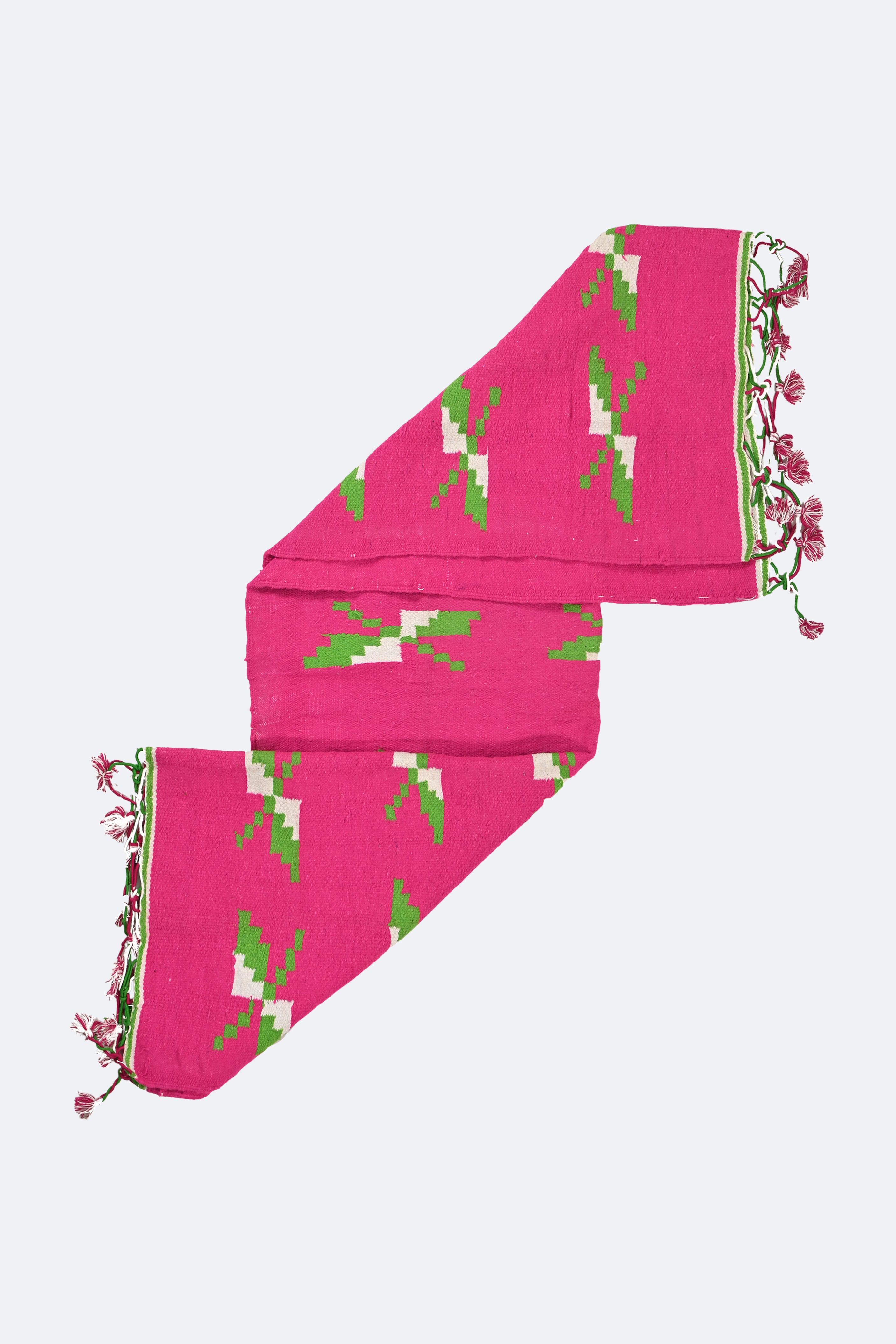 Rosy Bloom Reversible Handmade Punjabi Dhurrie