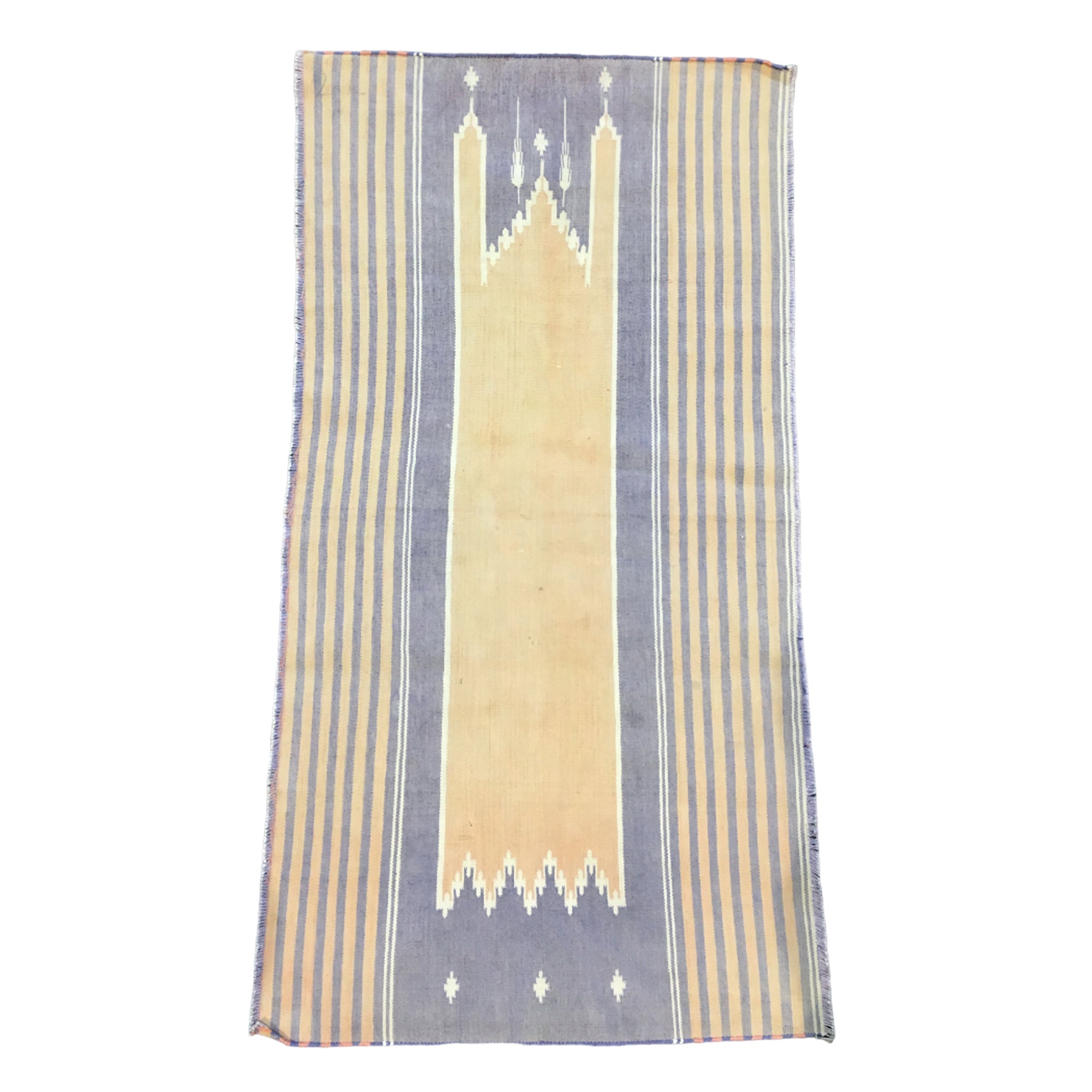 Jainamaz Prayer Rug in Sandy Purple and light beige