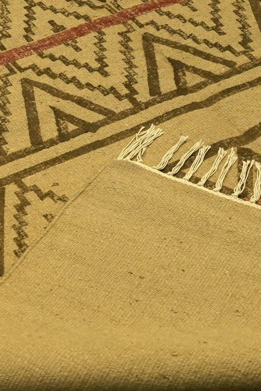 Nomad Chevron Printed Jute Rug