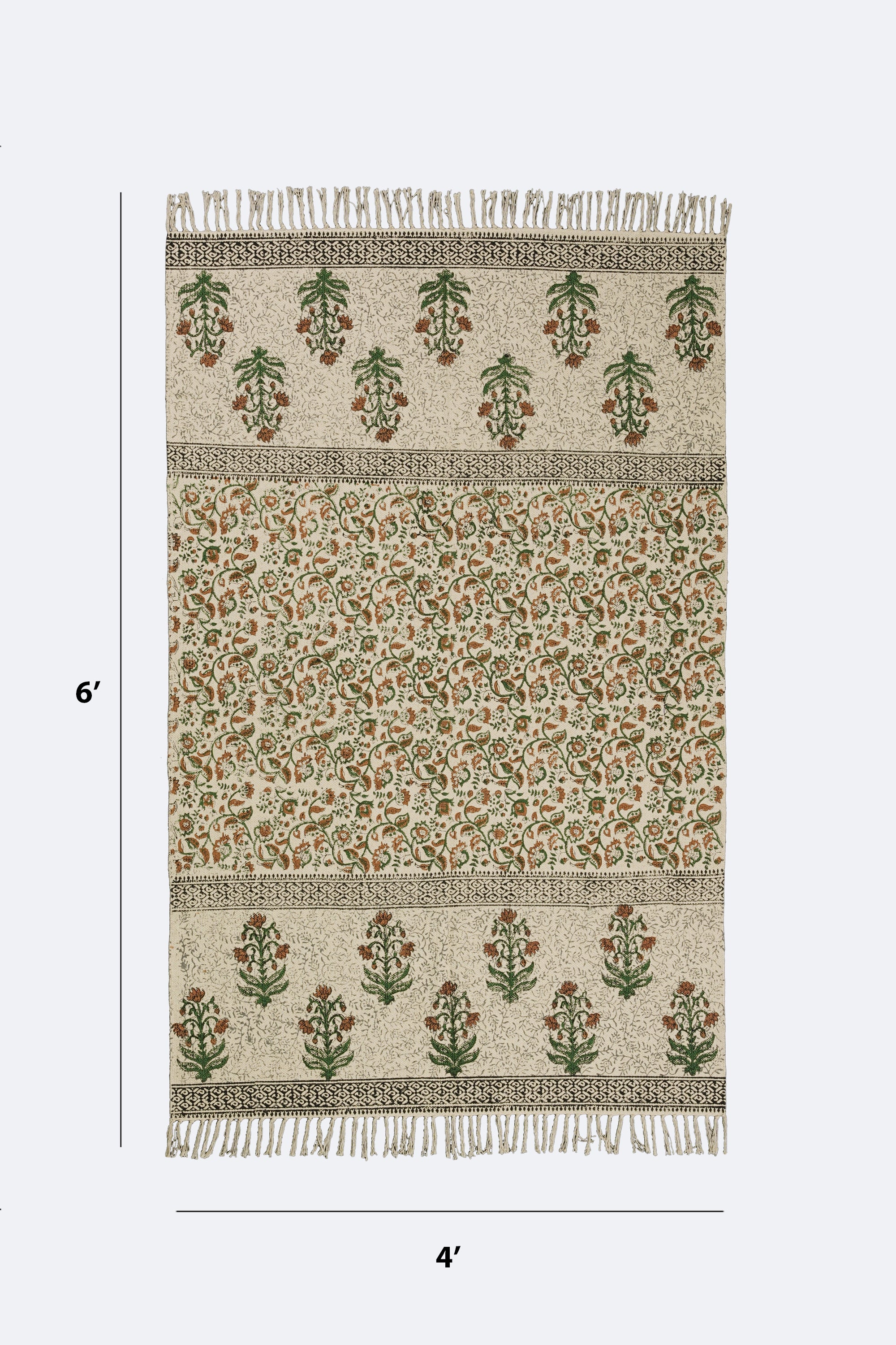 Olive Tree Motif Heritage Rug